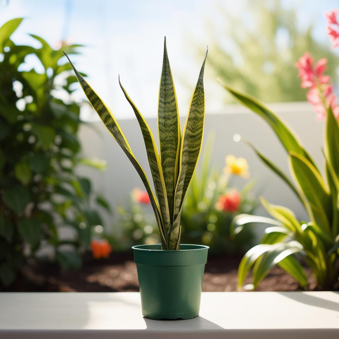 Snake plant light