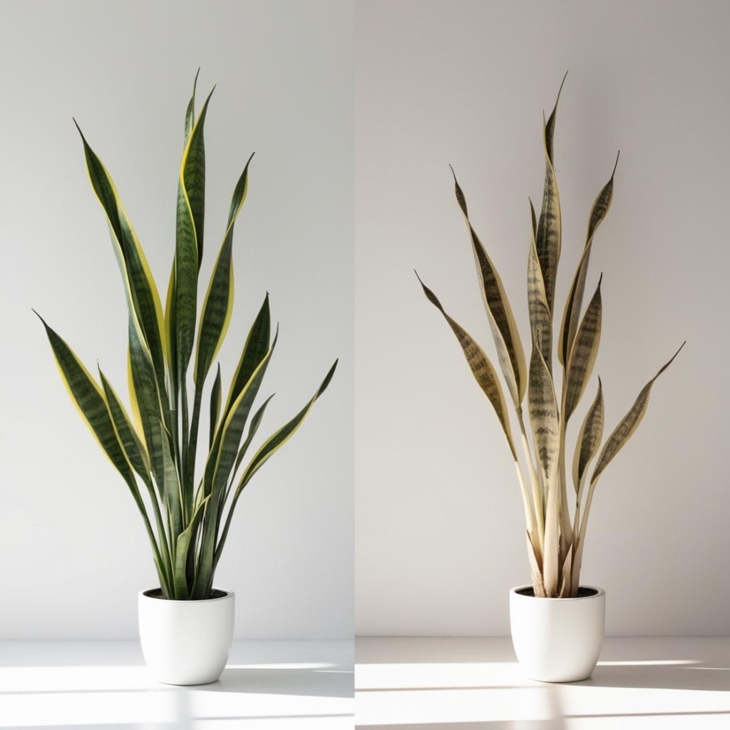 Snake plant light