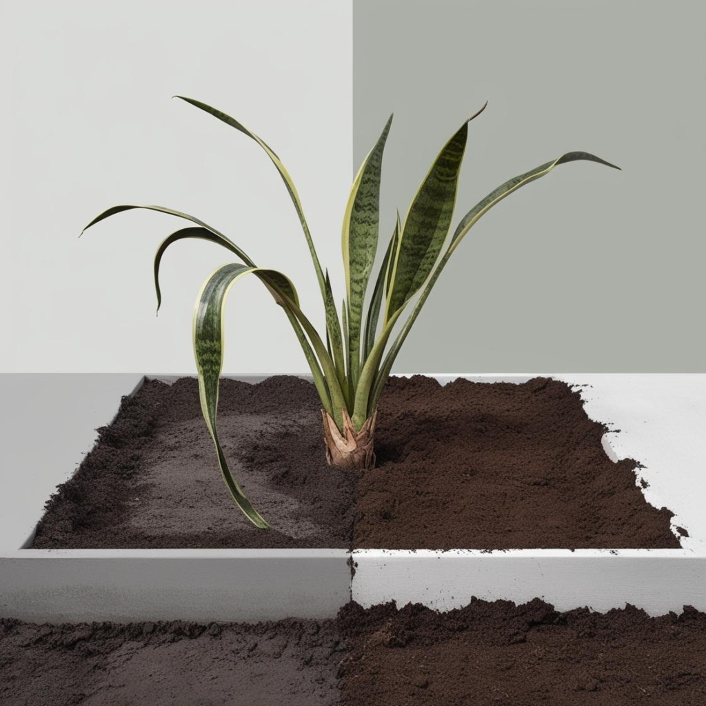 Snake plant soil