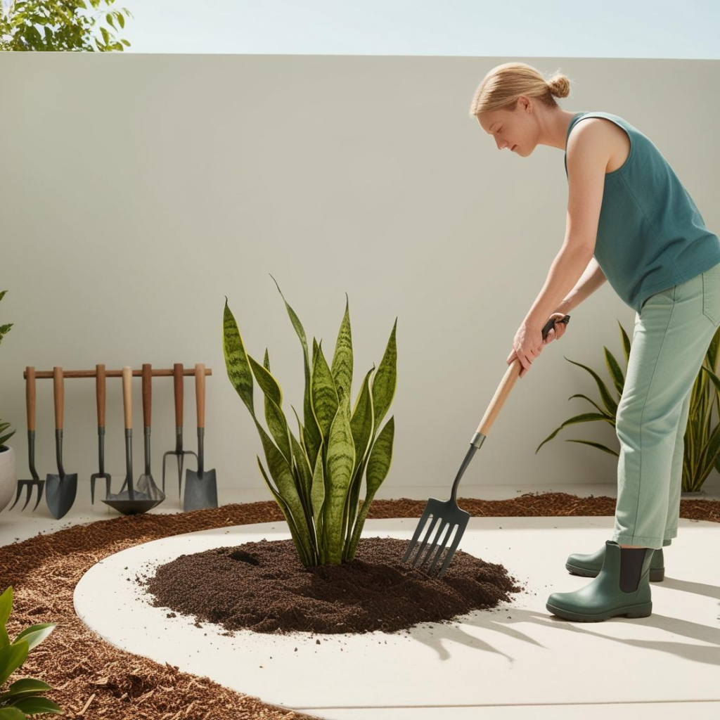 Snake plant soil