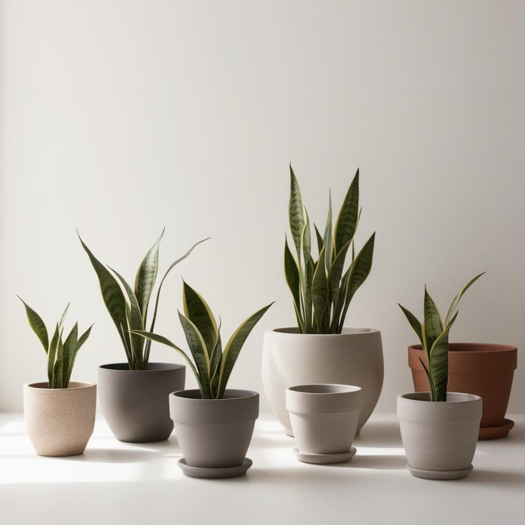 Snake plant pots