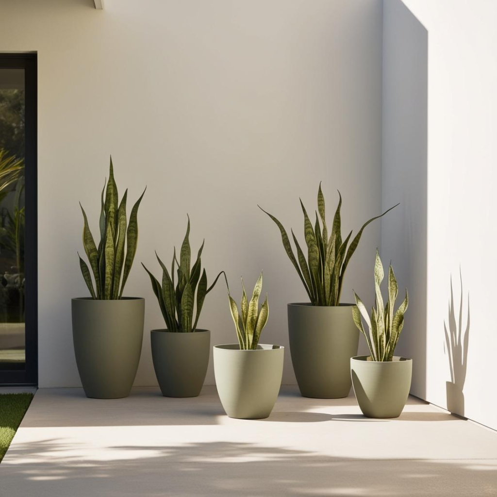 Snake plant pots